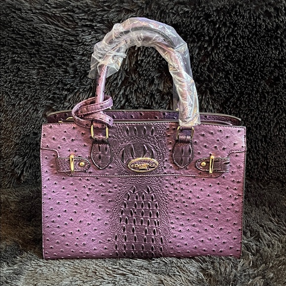 Dasein Edgy Alternative Purple Women's Handbag W/ Over Shoulder Strap - Picture 1 of 6